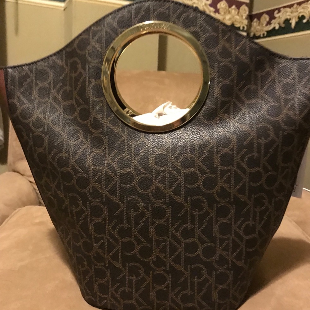 Brand new Calvin Klein leather Lexi mini tote